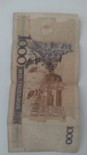 Nota de mil cruzado para colecionadores