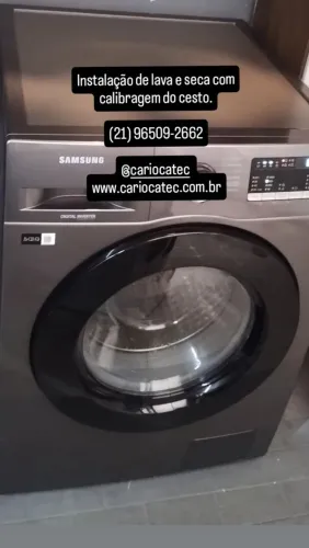 Instalação lava e seca