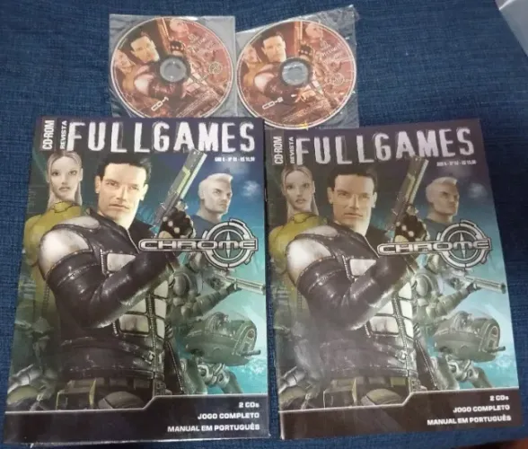 Revista Fullgames Ano 6 + Jogo Chrome