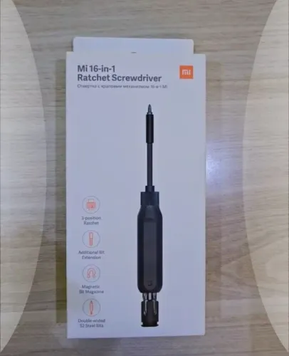 Chave de Fenda Xiaomi 16 em 1 com Mecanismo de Catraca- Novo Lacrado 
