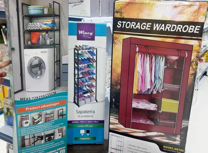 Armário de Roupas Portátil - Organização Fácil!