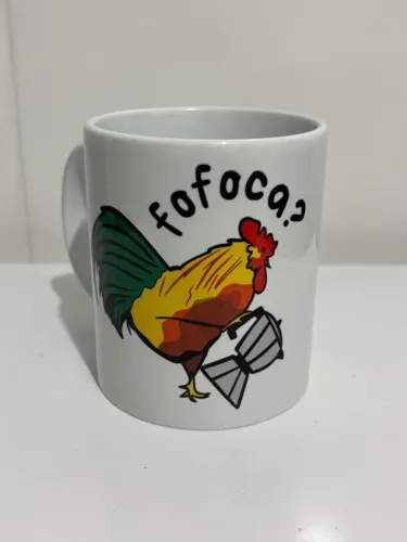 Caneca de Cerâmica com Estampa Divertida