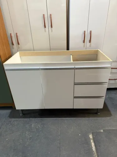 Balcão de pia branco 1.20cm - entregamos hoje 