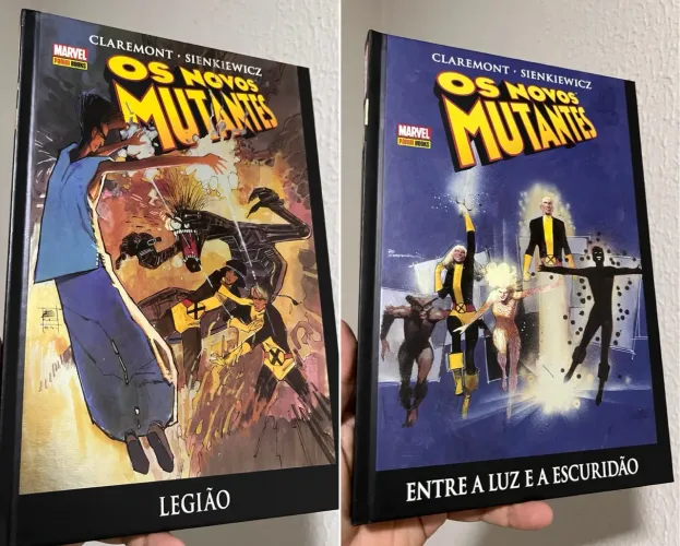 Os novos mutantes legião e entre a luz e a escuridão, Chris Claremont.