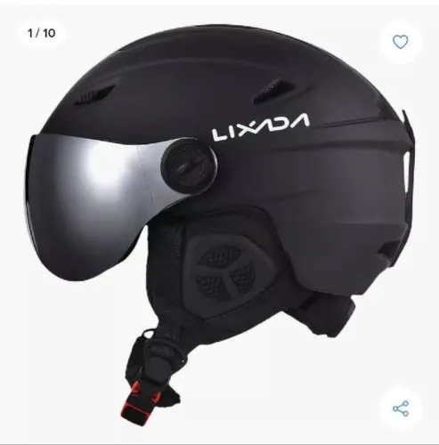 Capacete de Esqui Lixada com Viseira - Proteção e Estilo
