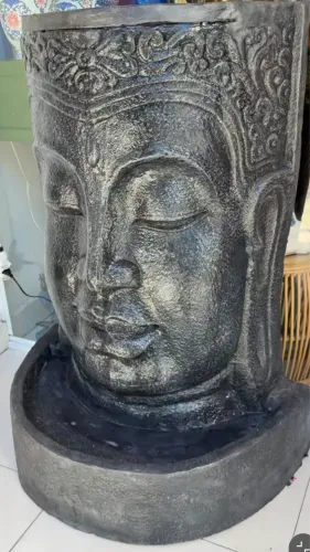 Fonte do Buda de 110 cm importada de Bali peça única . Área externa e interna