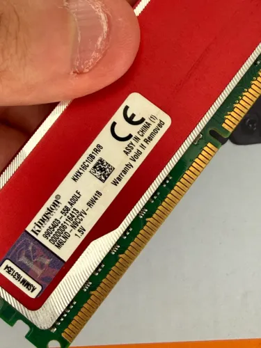Memória RAM 8GB DDR3 Kingston HyperX - Alto desempenho