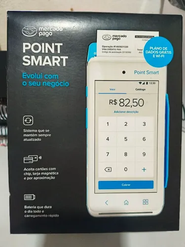 Maquininha POINT SMART MERCADO PAGO 