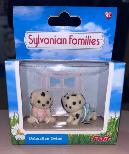 Sylvanian families bebês dálmatas raros
