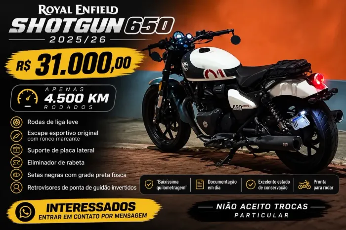 Shotgun zerada com vários acessórios 2026