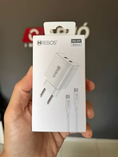 Kit Carregador Type C Hrebos Turbo 20w