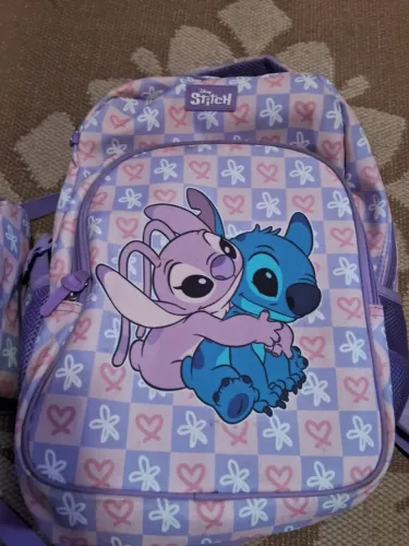 Mochila e lancheira escola Stich