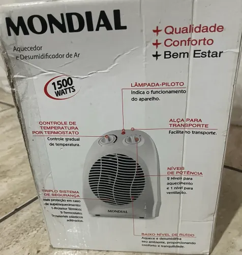 Aquecedor e Desumidificador de ar mondial