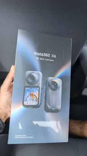 Camera Insta360 X6 Nova na caixa sem uso