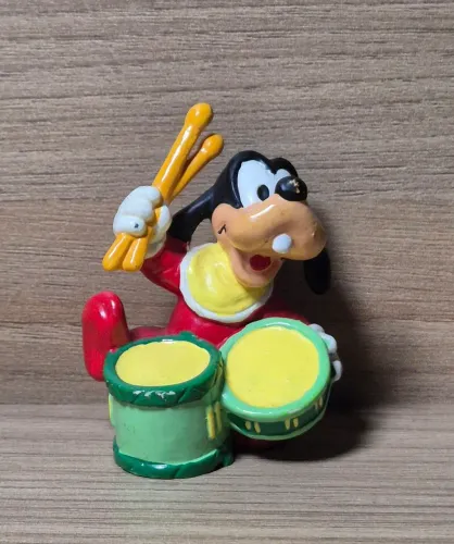 Boneco Pateta Baterista  - Disney - Bully West Germany
