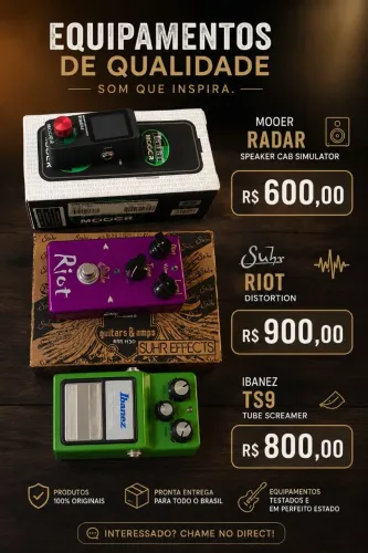 Tube Screamer, Surh Riot, Mooer Radar