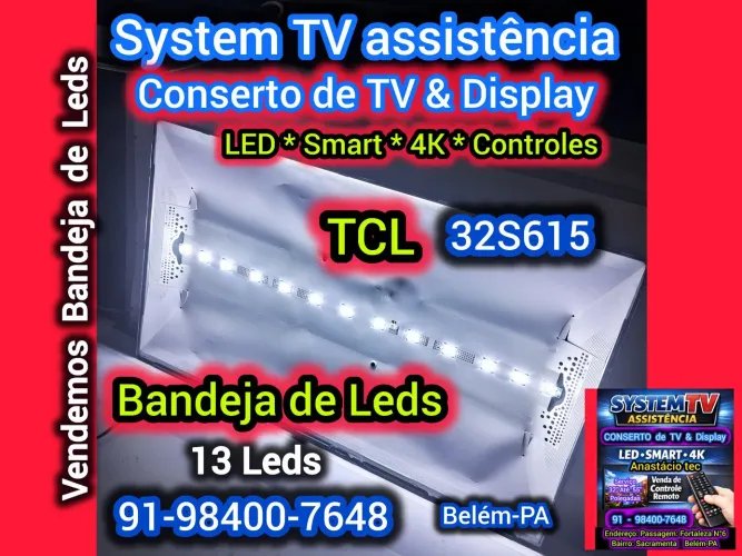 TCL 32S615 Bandeja de Leds