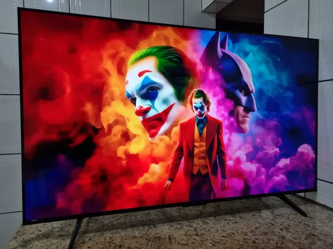 Tv smart 55" TCL Android Google 4k com comando de voz integrado