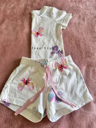 Pijama Verão Kids Borboleta