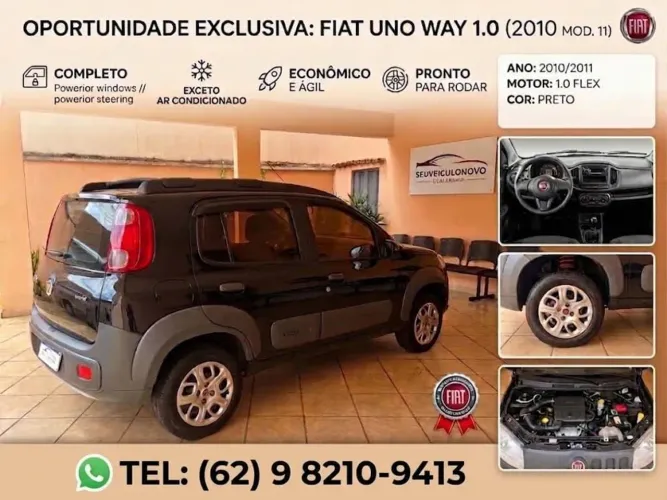 Fiat Uno Mille WAY Economy 1.0 F.flex 4P 2011