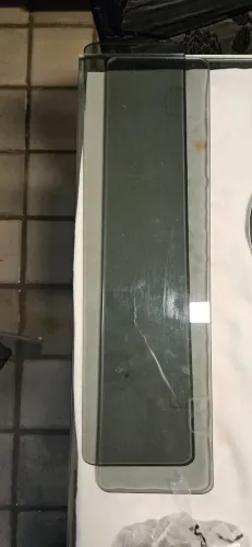 Prateleira vidro preto