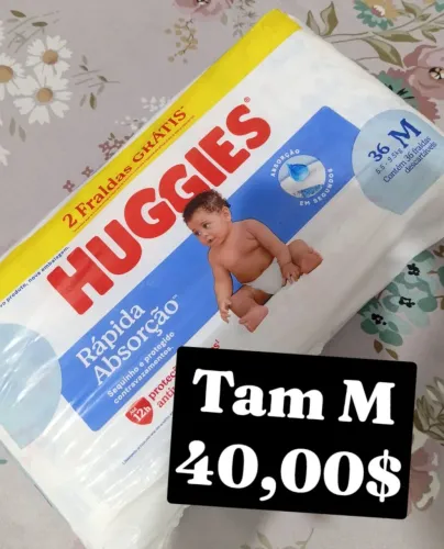 Vendo esse pacotes de fraldas