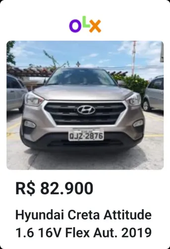 Hyundai Creta Attitude 1.6 16V Flex Aut. 2019