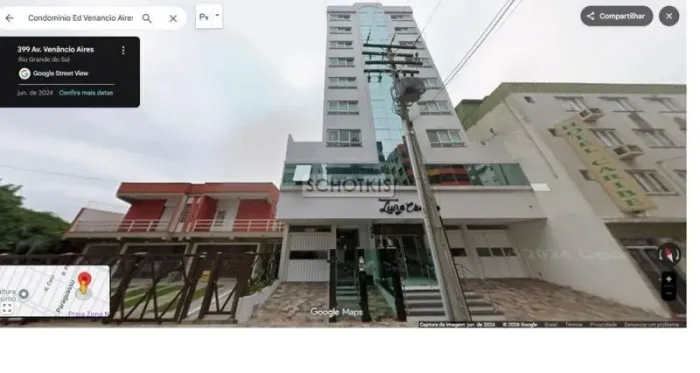IMOBILIÁRIA SCHOTKIS ALUGA APARTAMENTO DE 02 DORMITÓRIOS MOBILIADO, 6º ANDAR, LATERAL, COM