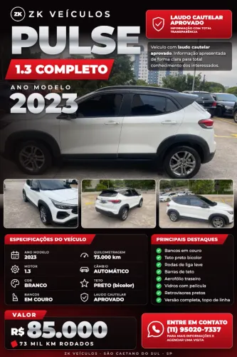Fiat Pulse Drive 1.3 8V Flex Aut. 2023