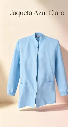Jaqueta azul claro