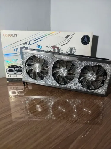 Placa de Vídeo Palit RTX 3070 8gb Gamerock (LHR)