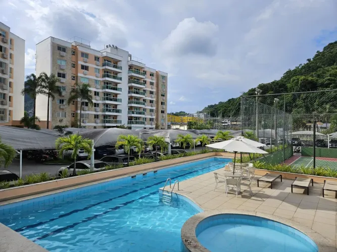 Apartamento para Locação em Angra dos Reis, Praia da Chácara, 2 dormitórios, 1 suíte, 2 ba