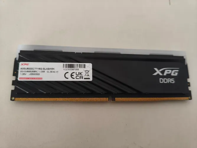 Memória RAM 16GB 1x16 6000MHz CL30 XPG RGB nota e garantia