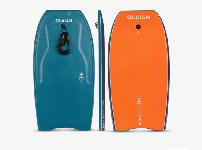 Prancha de Bodyboard 500 Olaian Laranja