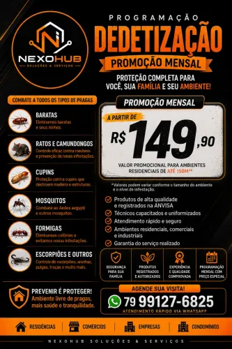 Dedetização residencial