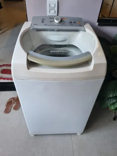 Brastemp Ative! 9kg - Funcionando tudo (Precisa de reparo no rolamento)