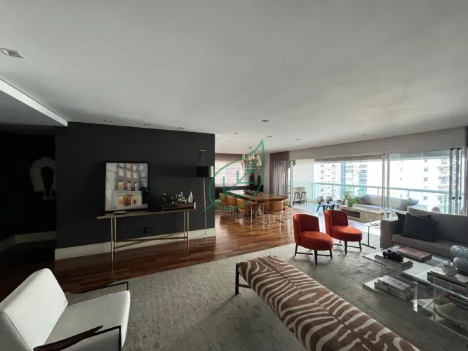 Apartamento para locação mobiliado, 3 suítes, 277 m², Edifício Manhattan, Itaim Bibi, São