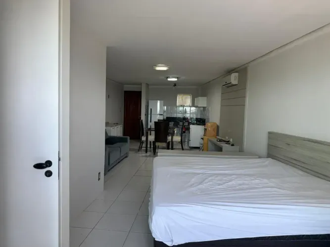 Riviera Confort | Frente à Litorânea | Studio 54m² | Mobiliado | Vista Praia | 1 Vaga