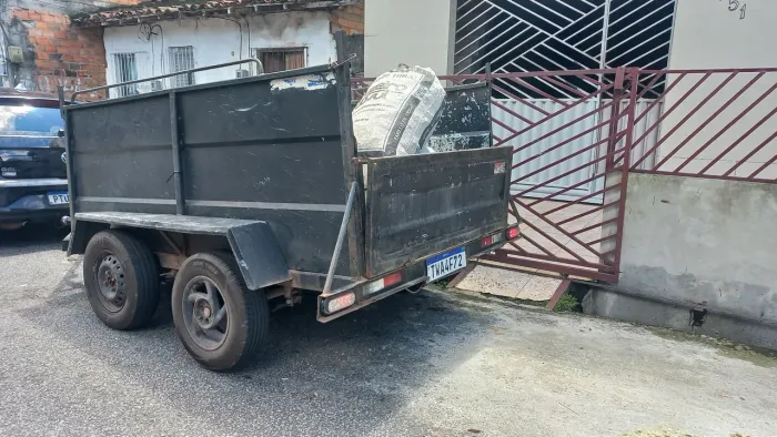 Reboque de 2 eixos para Carro