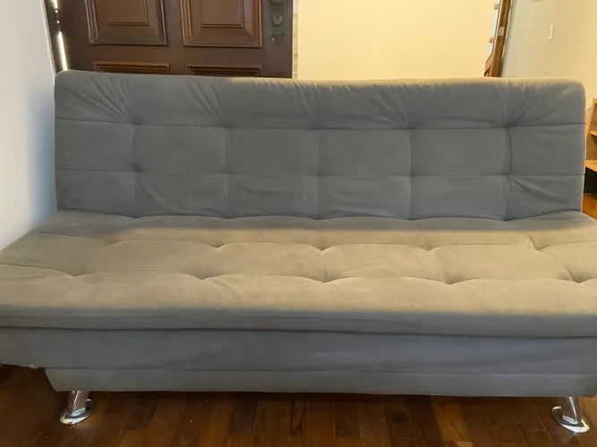 Sofá cama cinza