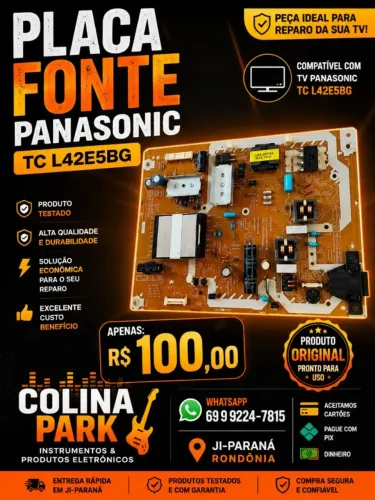 Placa Fonte Panasonic TC L42E5BG