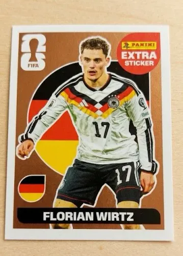 Figurinha Extra Sticker Florian Wirtz Bronze
