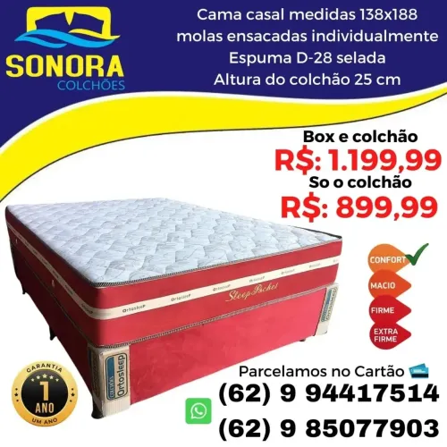 Colchão molas ensacadas
