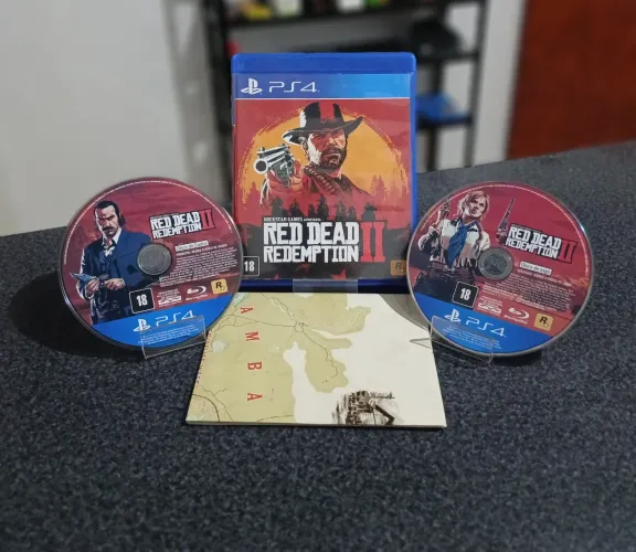 Jogo PS4 Red Dead Redemption 2. Aqui na LOJA FABGAMES ( loja física)
