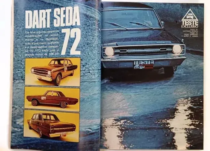 Dodge Dart 1972 - Revista Quatro Rodas