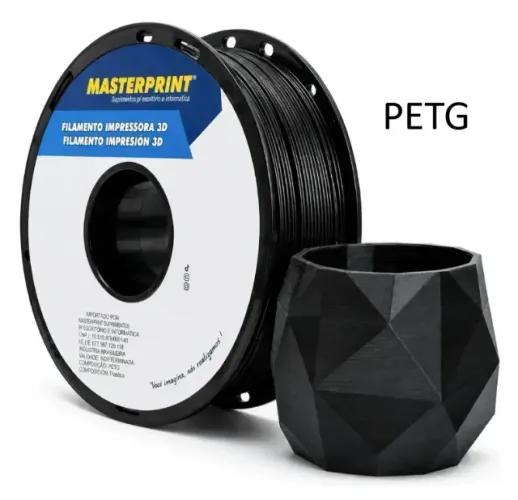 Filamento PETG Preto 1.75mm Masterprint