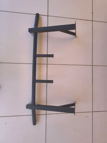 Barra Fixa Blackwolf 40cm Pegada Neutra - Aço