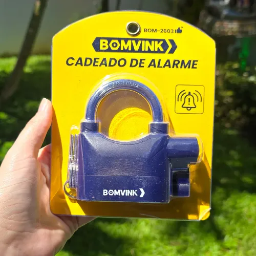 Cadeado com Alarme Sonoro Anti Furto - Bomvink