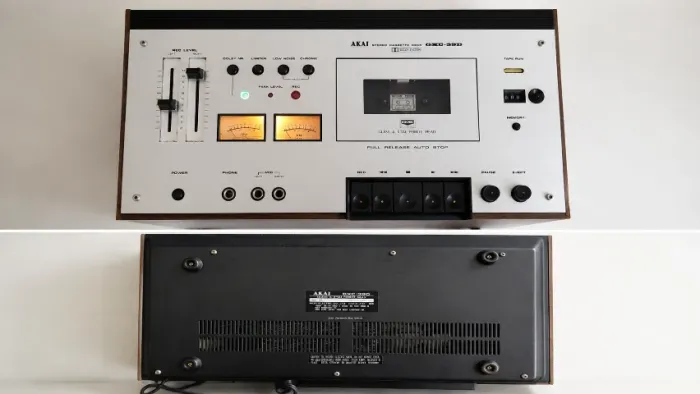AKAI GXC-39D - Tape Deck Cassete Vintage Japonês - Funcionando - Excelente Estado - Coleci