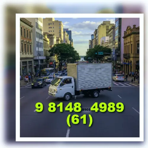 Frete econômico agora em diversos bairros da capital DF e região W1G2